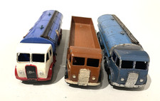 DINKY 2 x 504 FODEN TANKER & 501 FODEN WAGON PLAYWORN UNBOXED RE-PAINTED MODELS