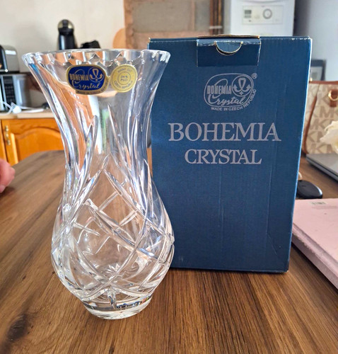 Bohemia crystal vase - bohemia,