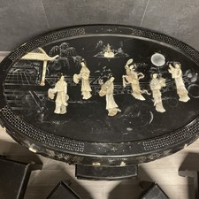 Vintage Chinese Black Lacquer