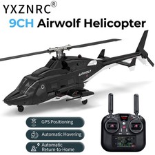 YUXIANG RC Helicopter Airwolf 1:34 9CH 2.4G Optical Flow Positioning RC Aircraft