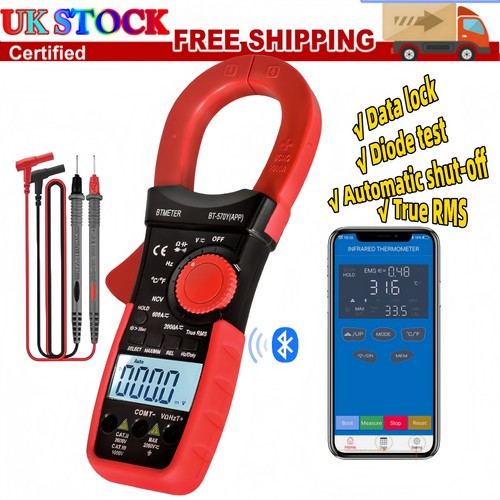 Trms digital clamp meter dc - clamp, ac/dc