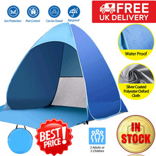Infant 50+ UV/UPF Pop Up Beach Garden Tent Beach Shade Sun Shelter Protection UK