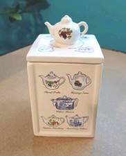 Ringtons Heritage Collection Vintage Square Tea Caddy By Wade Ceramics - BNIB