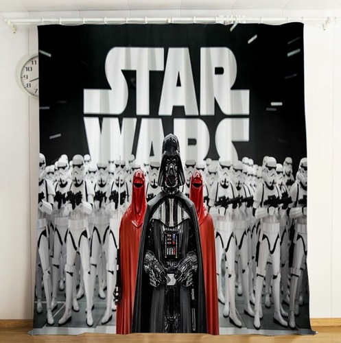 Star wars curtains - star,