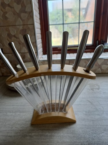 Knife stand with knifes - with, holder