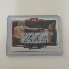 Reinier De Ridder Rookie First Auto Topps Chrome 2025