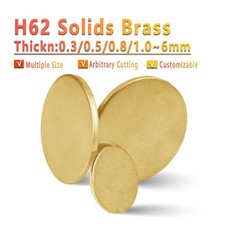 H62 Solids Brass Discs Blanks