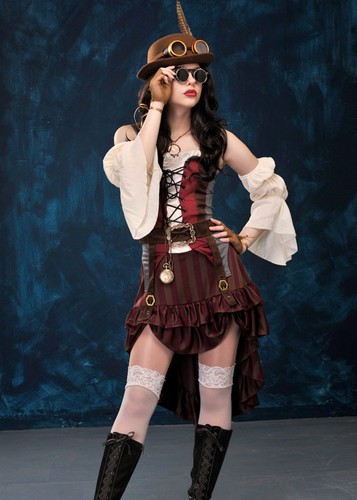 Ladies brown victorian - ladies,