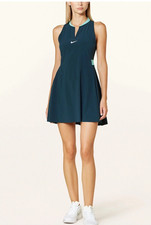 Nike Womens Tennis Dress Blue Medium Advantage Court Dri-Fit Slim FD5621 478