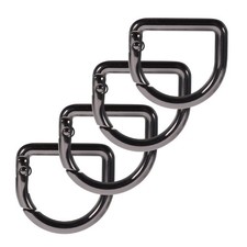 4 Pcs Spring Snap Clip Keyring