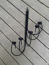 Black 5 tier Wrought Iron tea