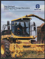 New Holland FX25 and FX45 Self-propelled Forage Harvester Brochure Leaflet