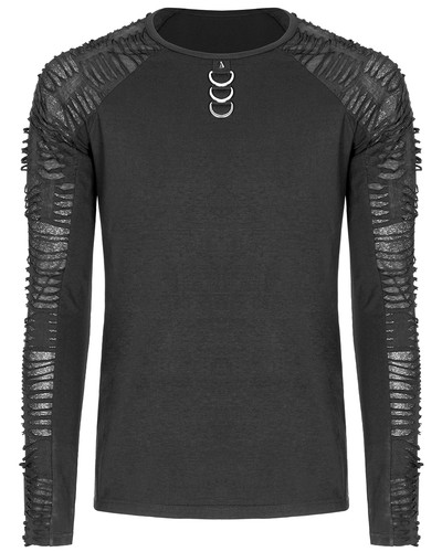 Punk rave mens dieselpunk top - punk,