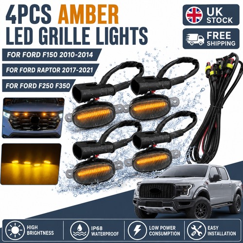 Amber led grill - led,