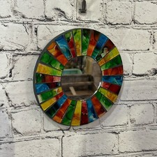 Rainbow Black Line Mosaic Tile