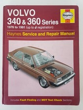  Volvo 340 & 360 Series Haynes