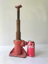 Scarce Vintage Jack SHELLEY 57 Cast Iron SHELLEY  LJ32 Car Jack -unrestored -AF