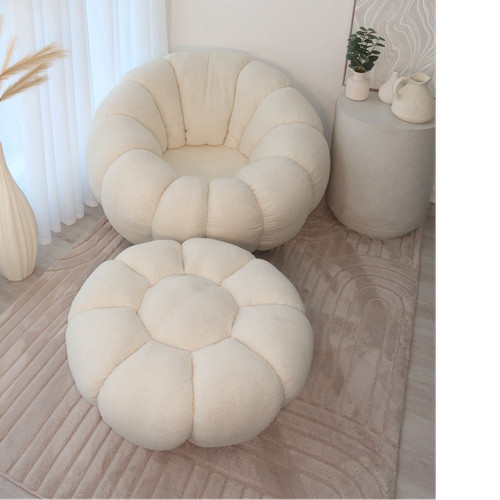 Boucle pumpkin chair and - chair,