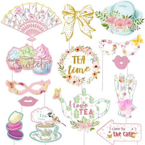 Pcs tea party decorations - pcs,