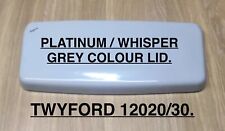 Toilet Cistern Lid = WHISPER GREY Twyford Bathrooms 12020/30. 518x200mm, RC-14
