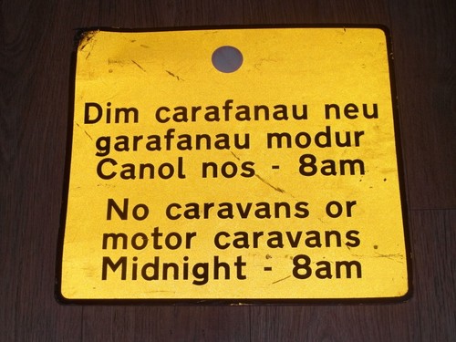 Genuine aluminium road sign - genuine,