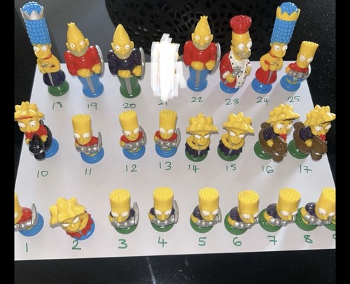 The simpsons chess bart figure - bart,