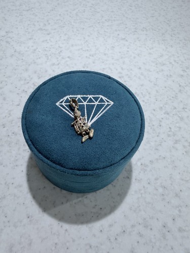 Vintage 9ct yellow gold clown - vintage,