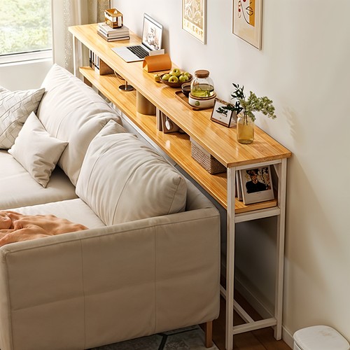 Slim sofa back storage shelf - storage,