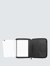 Filofax Finsbury A4 Leather Folio With Card Pockets [Fluff/Dust Inside)