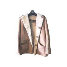 Vintage Sheepskin Coat Mens