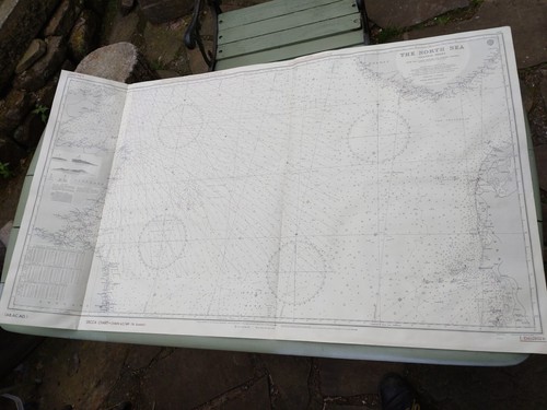 1965 admiralty nautical chart - admiralty,