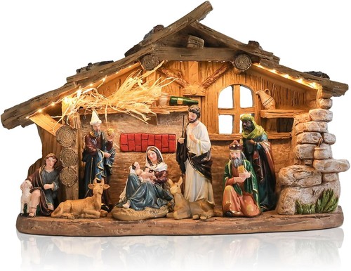 Nativity scene figurine - nativity, set