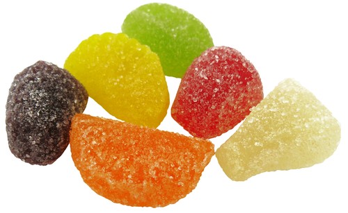 Fruit jellies sweets pick - fruit,