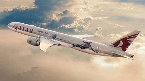 Qatar airways boeing 777 300er - qatar,