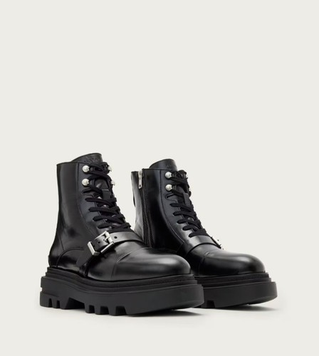 Allsaints astrid black leather - allsaints,