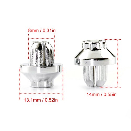 100pc 1mm wheel rivets - 13.1mm,