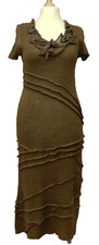 ZUZA BART KHAKI APPLIQUE KNIT
