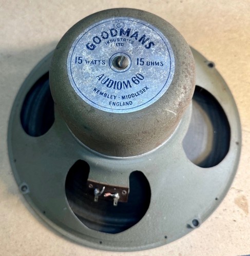Vintage 1960s goodmans alnico - goodmans,