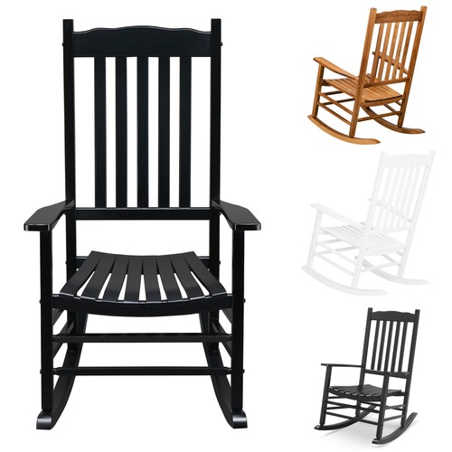 Wooden rocking chair high back - rocking, high-back