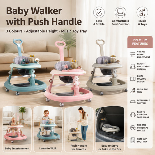 Baby walker foldable snack - baby,