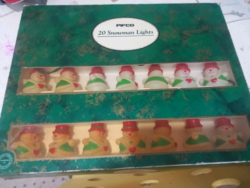 Vintage pifco snowman - vintage, 20