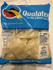 Qualatex 18 Inch Round Diamond Clear Stuffing Balloons, Pack of 25