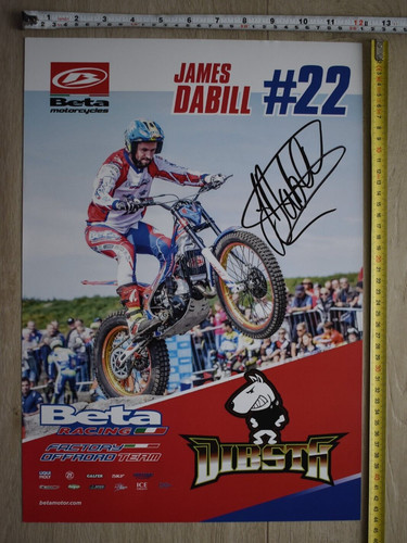 James dabill signed poster - dabill,