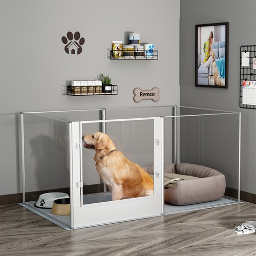 Xxl clear acrylic dog playpen - xxl,