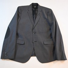 H&M 42R Gray Elbow Patch Mens