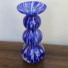 Murano Style Cobalt Blue Glass