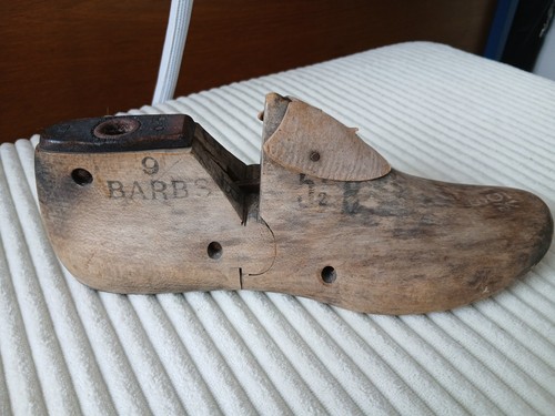 Antique wooden shoe last wood