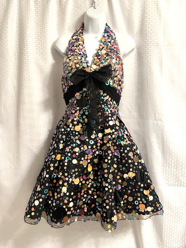 Jovani multi color sequin - color, fit