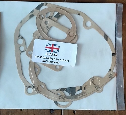 Bsa gearbox gasket set for - gasket, a10