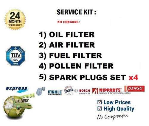 Filters service kit 4x - 4, +4x